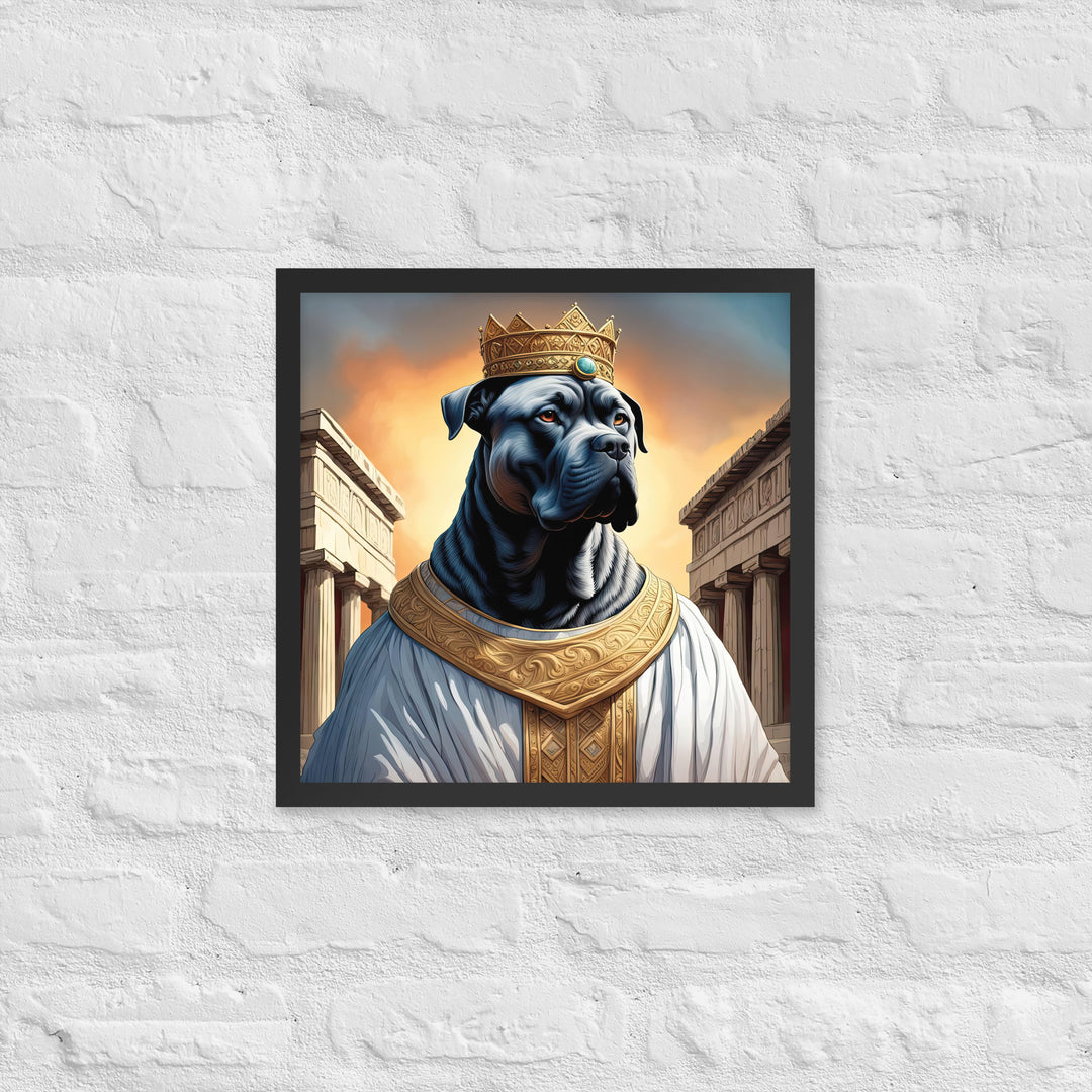 Framed poster-Cane Corso V2