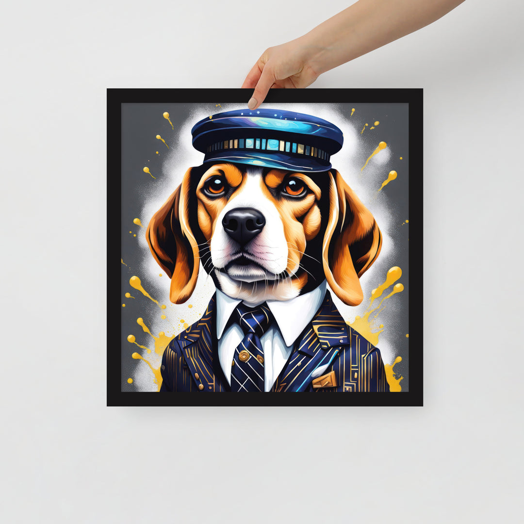 Beagle- Framed poster V5