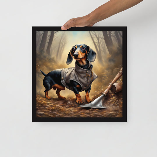 Dachshund- Framed poster v2