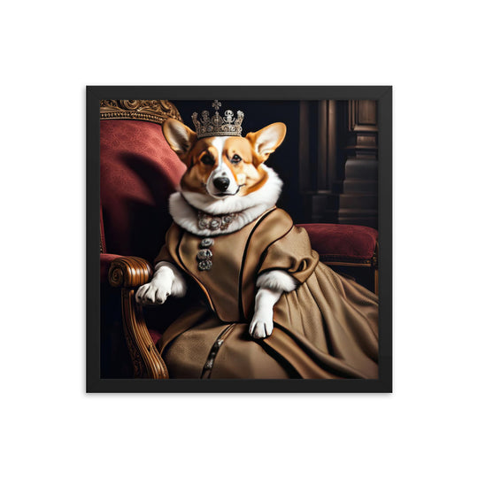 Pembroke Welsh Corgi- Framed poster