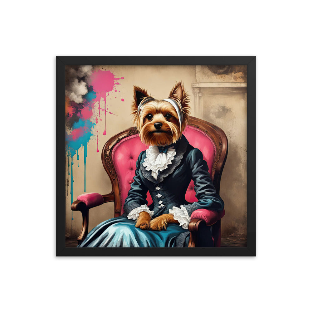 Yorkshire Terrier- Framed poster v3