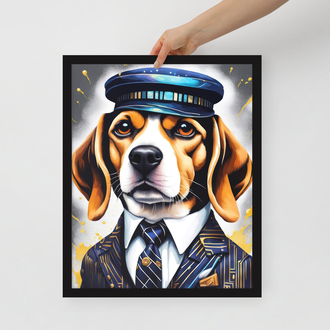 Beagle- Framed poster V5