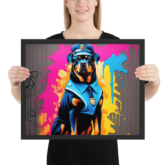 Rottweiler- Framed poster