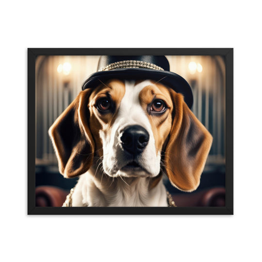 Beagle- Framed poster