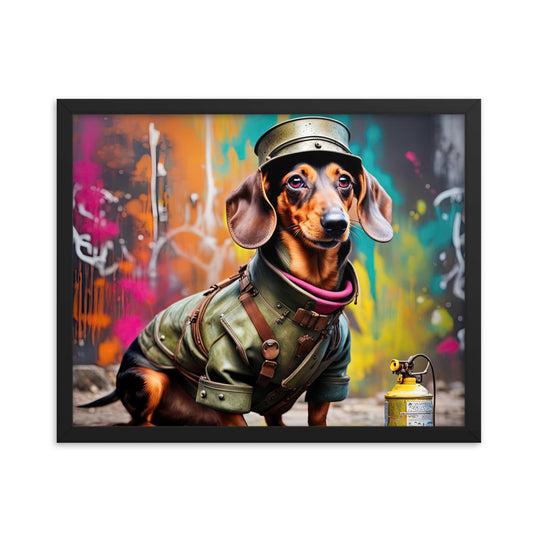 Dachshund- Framed poster