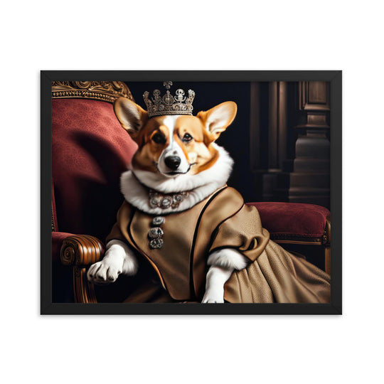 Pembroke Welsh Corgi- Framed poster
