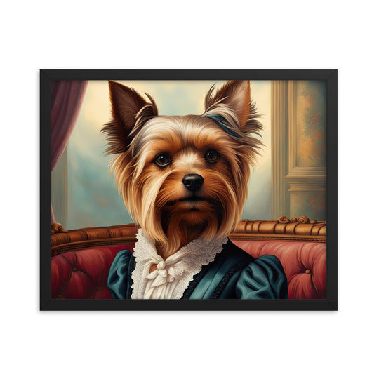 Yorkshire Terrier- Framed poster v2