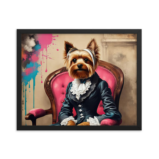 Yorkshire Terrier- Framed poster v3