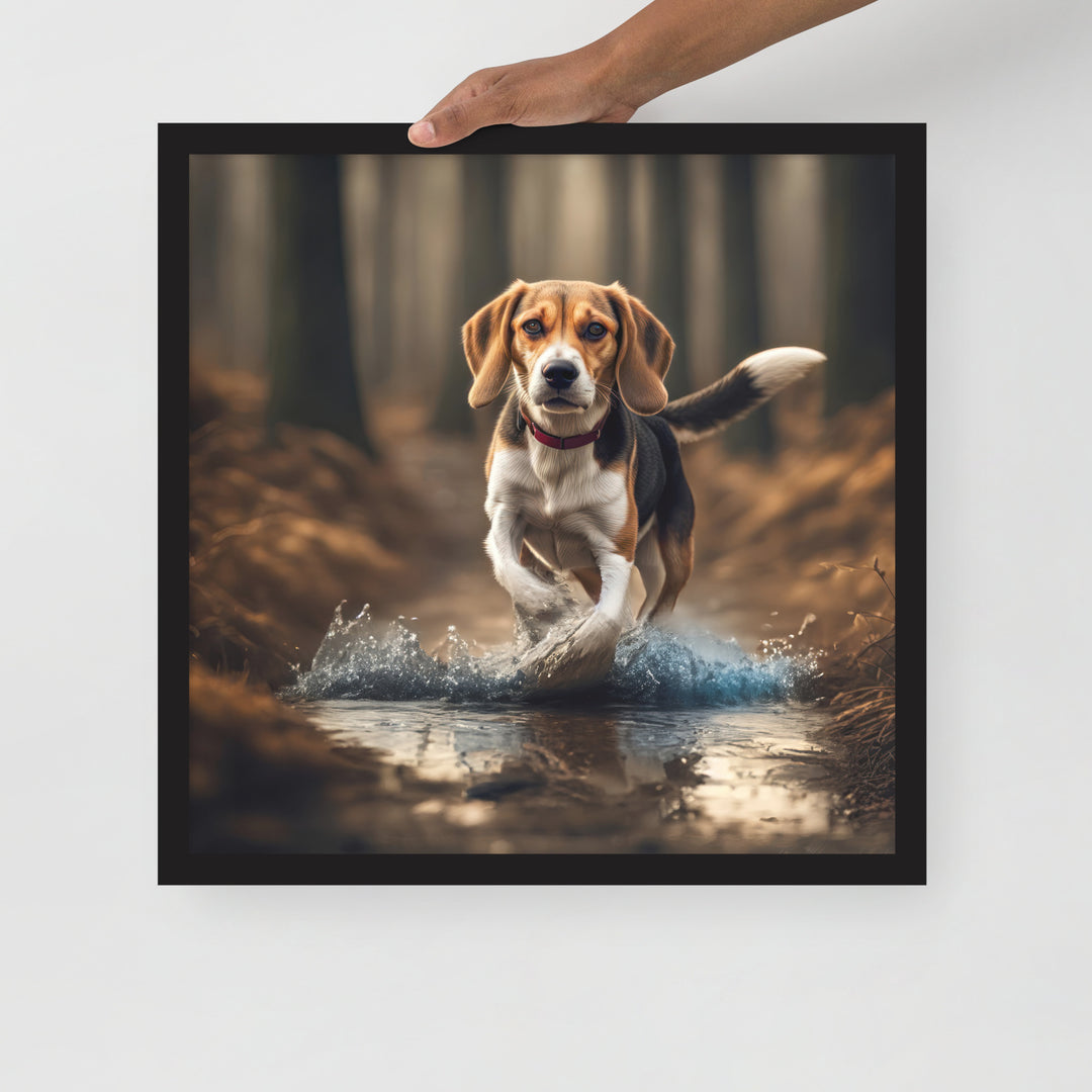 Beagle- Framed poster V3