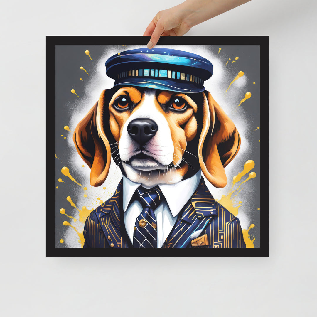 Beagle- Framed poster V5