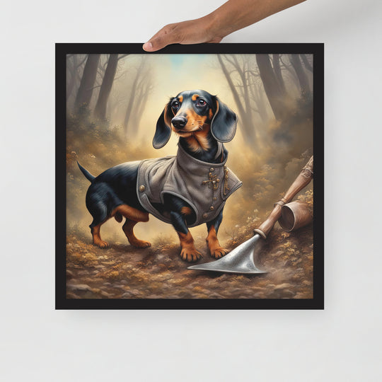 Dachshund- Framed poster v2