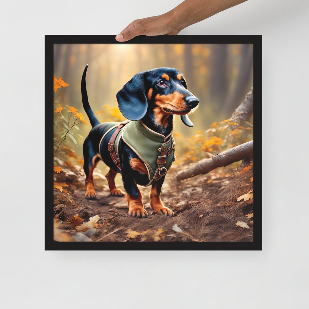 Dachshund- Framed poster v3