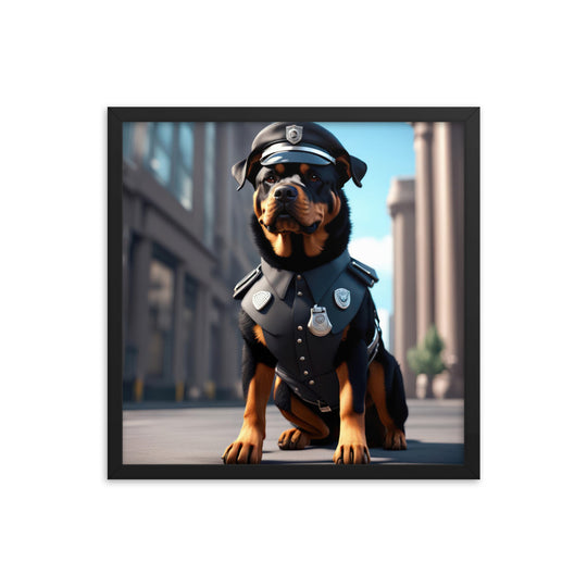 Rottweiler- Framed poster v3