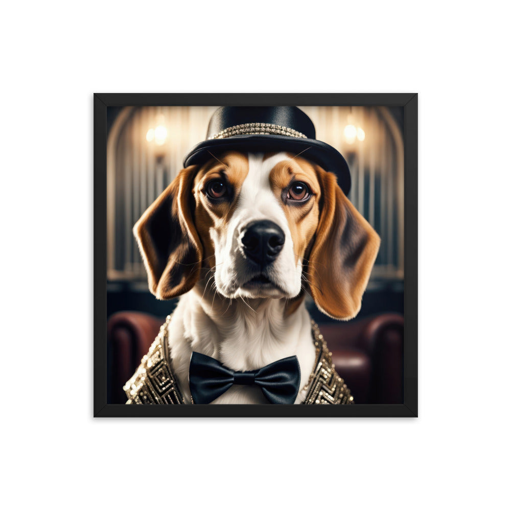 Beagle- Framed poster