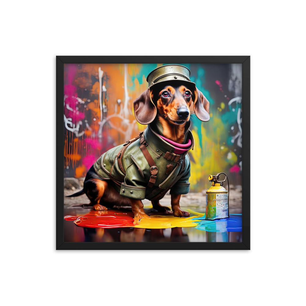 Dachshund- Framed poster