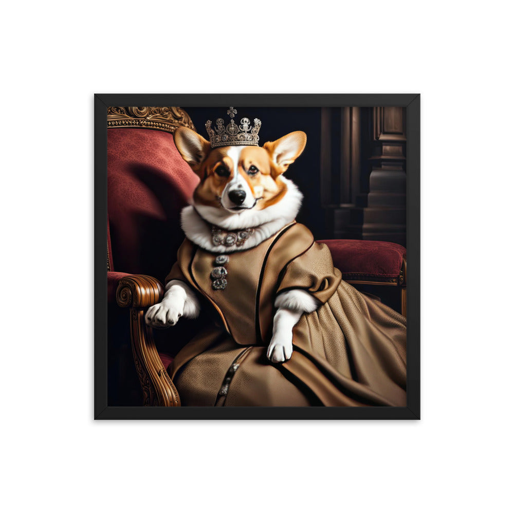 Pembroke Welsh Corgi- Framed poster