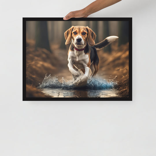 Beagle- Framed poster V3