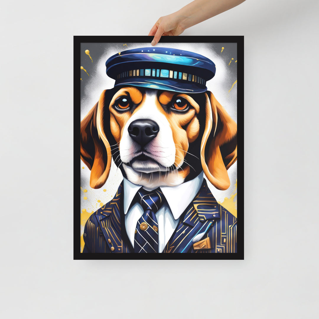 Beagle- Framed poster V5