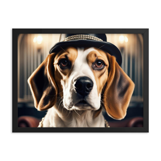 Beagle- Framed poster