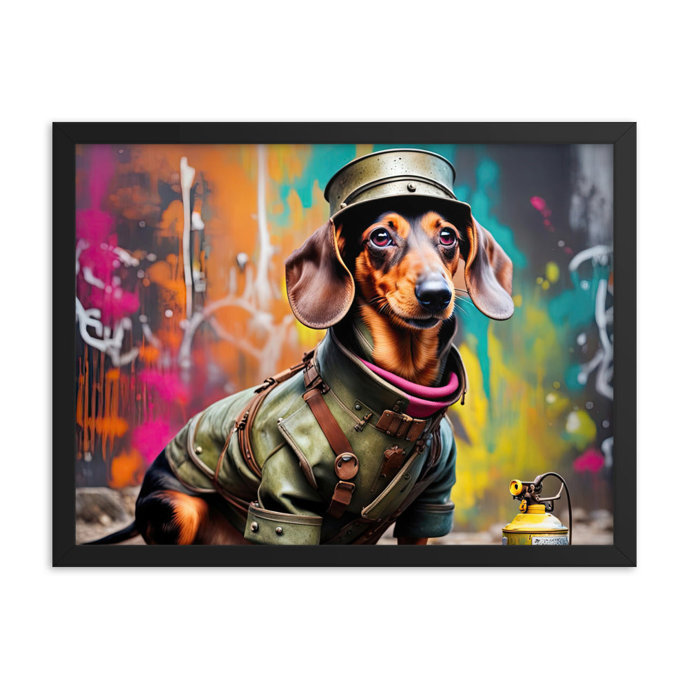 Dachshund- Framed poster