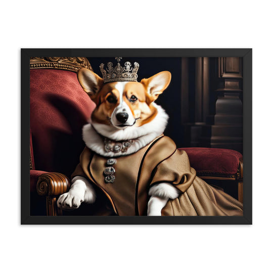 Pembroke Welsh Corgi- Framed poster