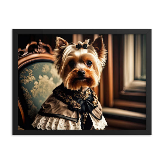 Yorkshire Terrier- Framed poster
