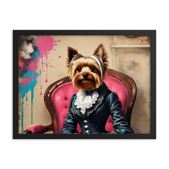 Yorkshire Terrier- Framed poster v3