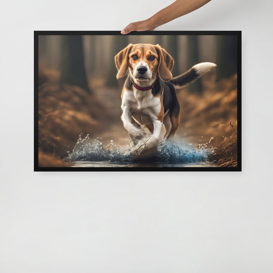 Beagle- Framed poster V3