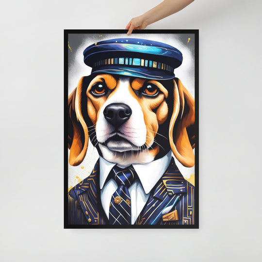 Beagle- Framed poster V5