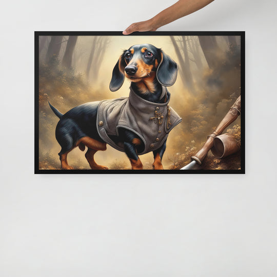 Dachshund- Framed poster v2