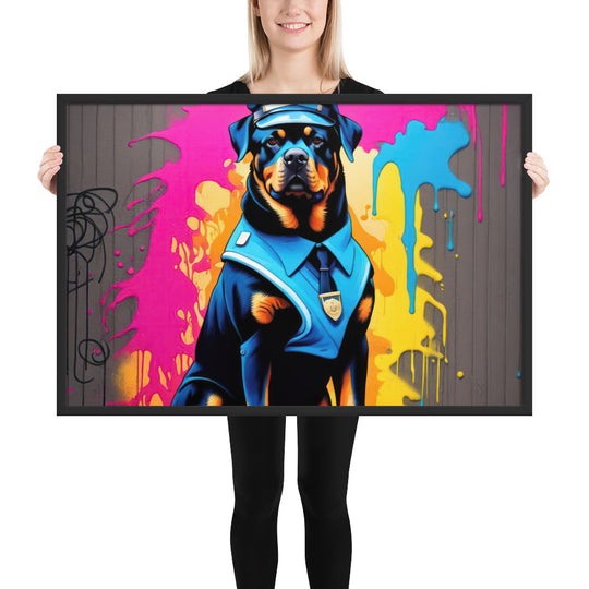 Rottweiler- Framed poster