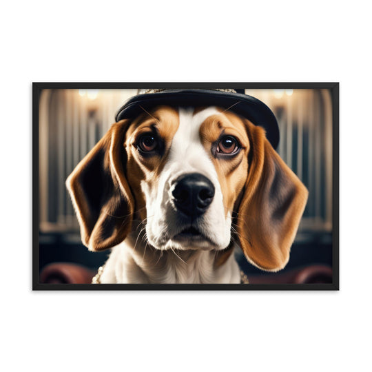 Beagle- Framed poster