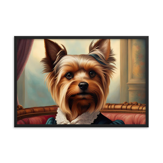 Yorkshire Terrier- Framed poster v2