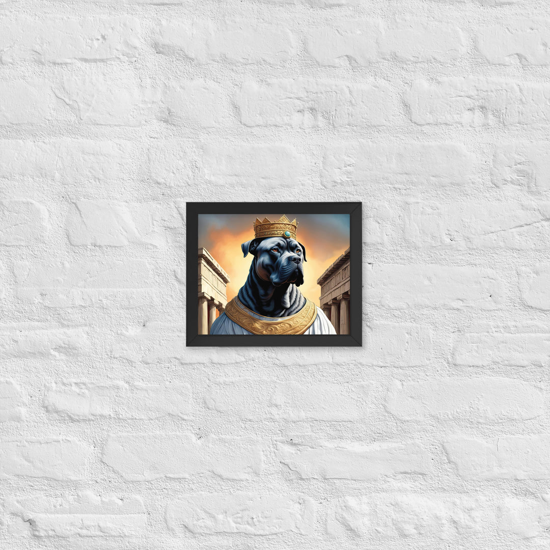 Framed poster-Cane Corso V2