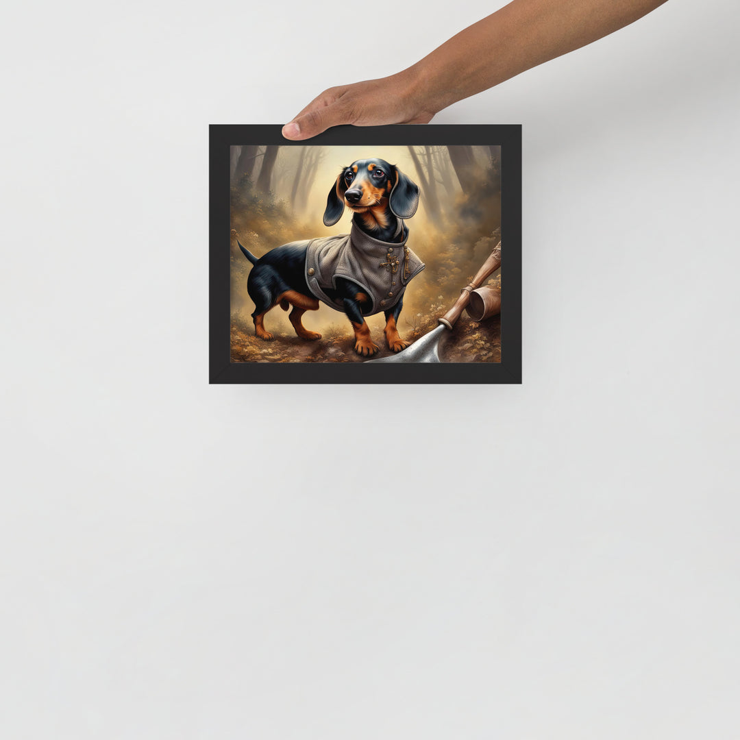 Dachshund- Framed poster v2