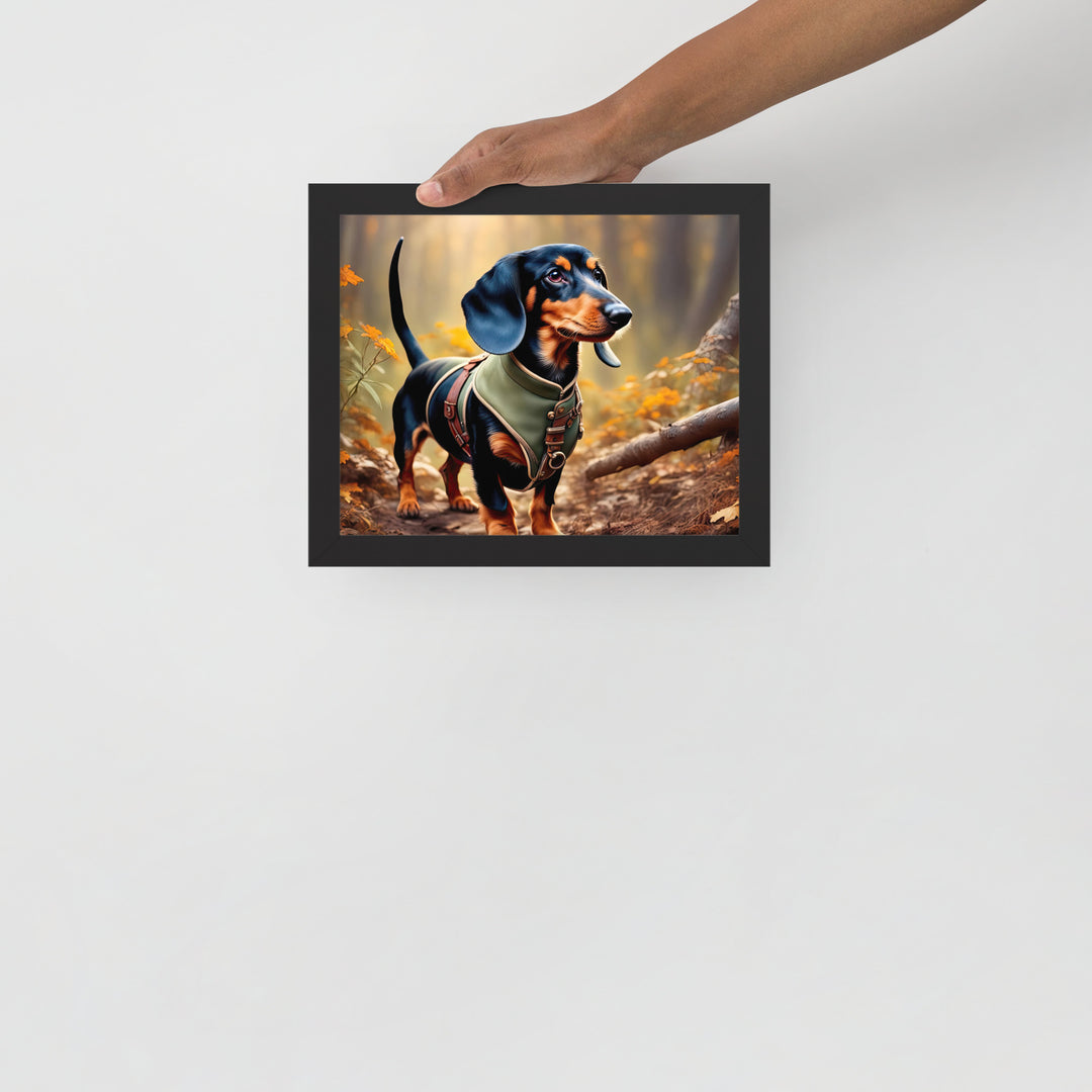 Dachshund- Framed poster v3