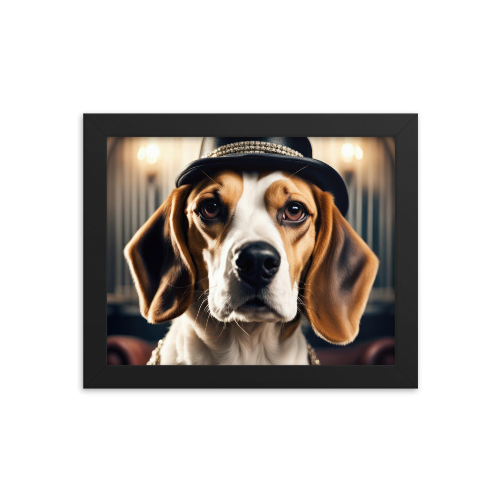 Beagle- Framed poster