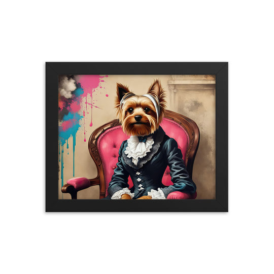Yorkshire Terrier- Framed poster v3