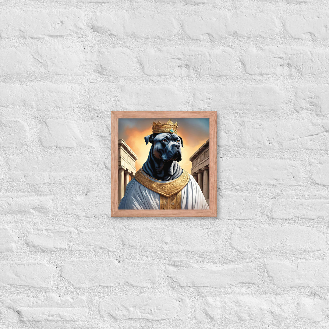 Framed poster-Cane Corso V2