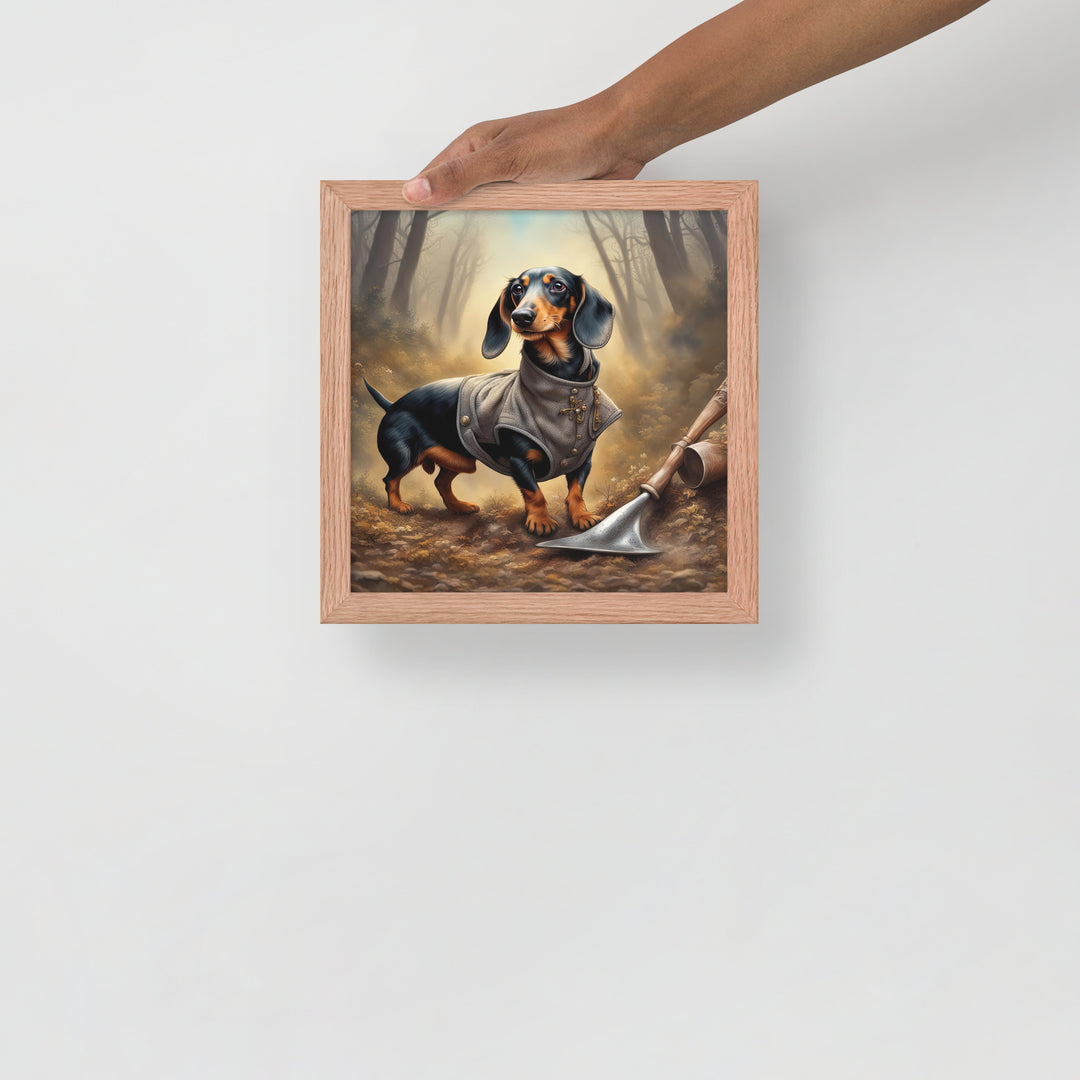 Dachshund- Framed poster v2