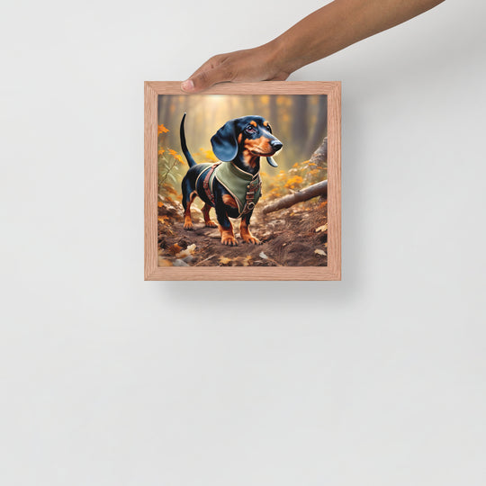 Dachshund- Framed poster v3