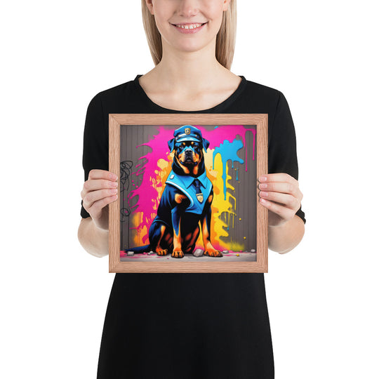 Rottweiler- Framed poster