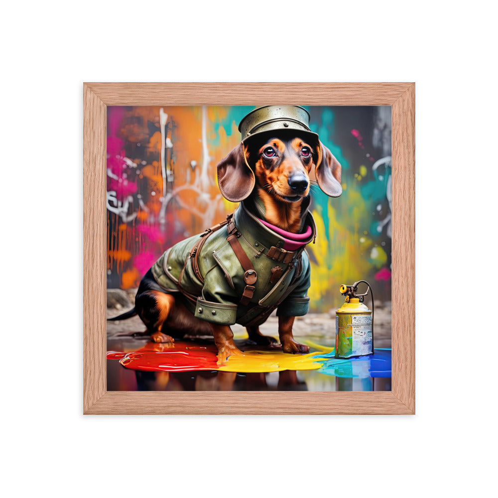 Dachshund- Framed poster