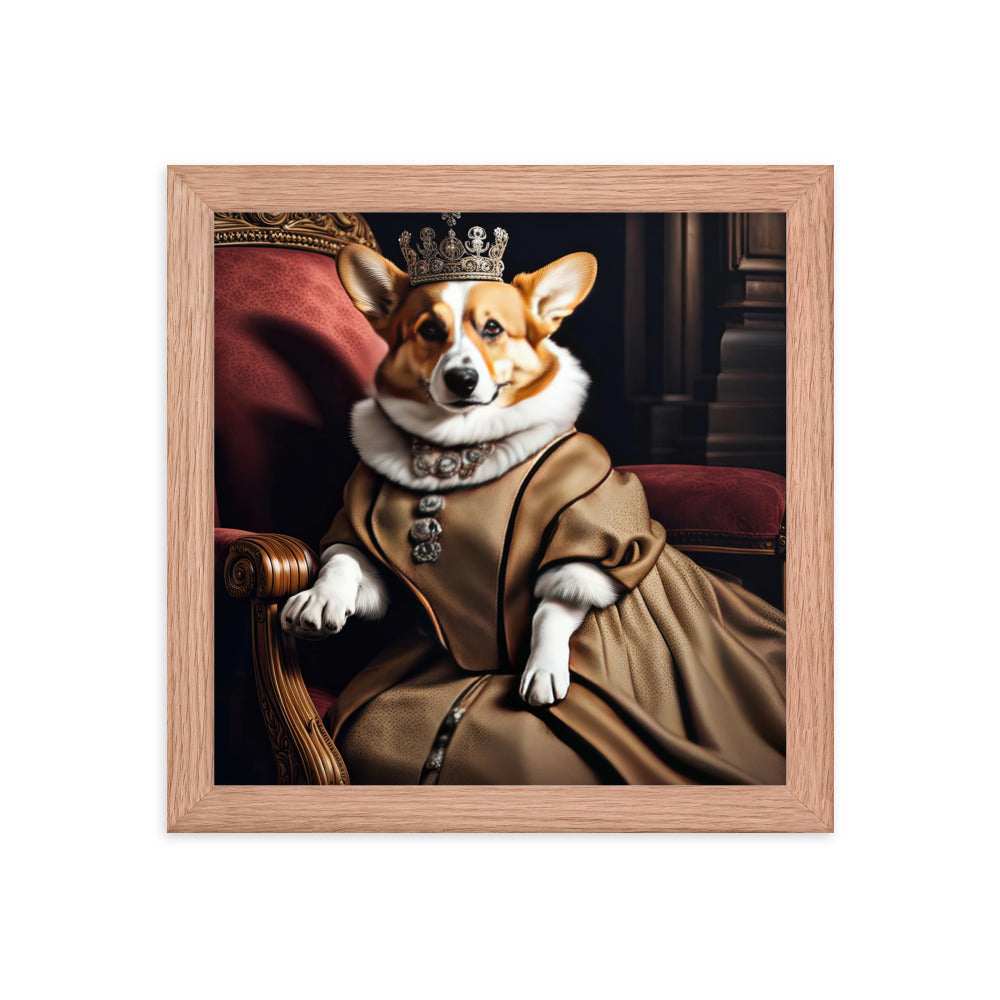 Pembroke Welsh Corgi- Framed poster