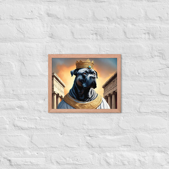 Framed poster-Cane Corso V2