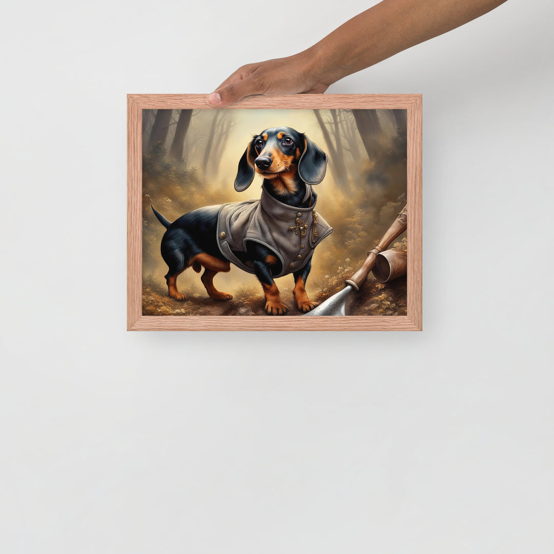 Dachshund- Framed poster v2