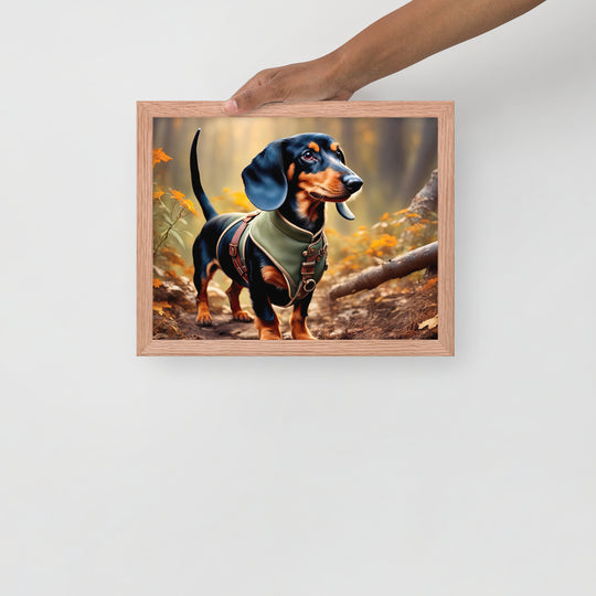 Dachshund- Framed poster v3