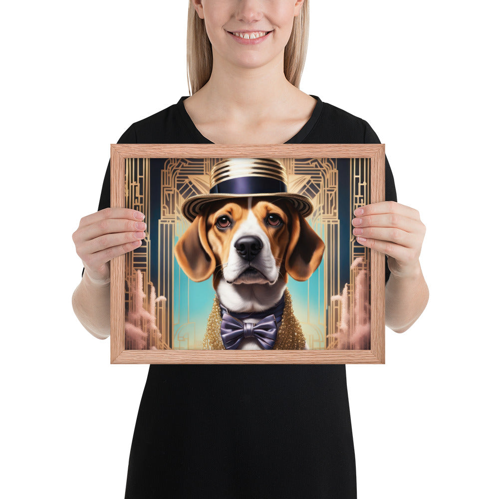 Beagle- Framed poster V2