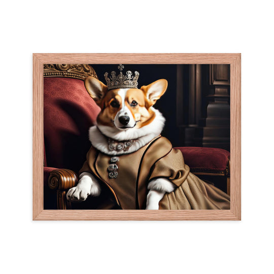 Pembroke Welsh Corgi- Framed poster