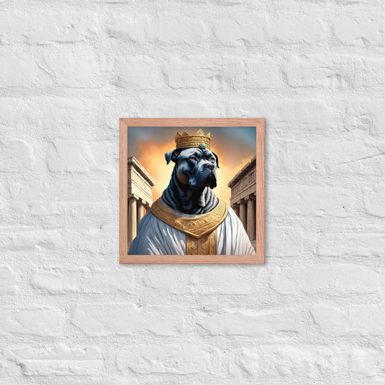 Framed poster-Cane Corso V2